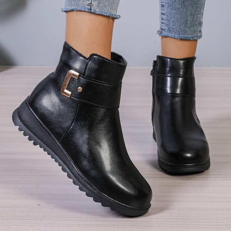 Botas de cuero Hexibella