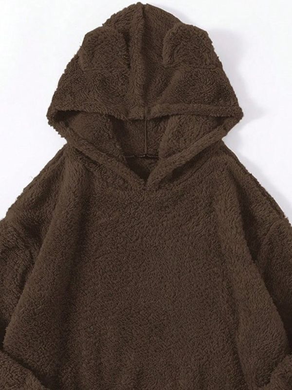 Sudadera polar con capucha Hexibella