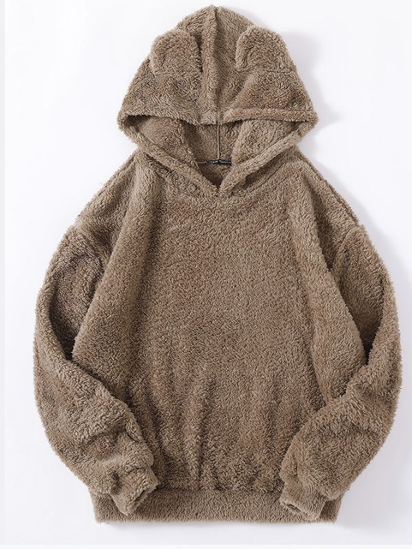 Sudadera polar con capucha Hexibella