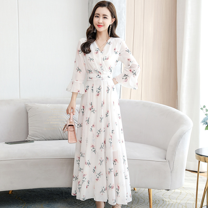 Abito floreale in chiffon da donna Lexie |