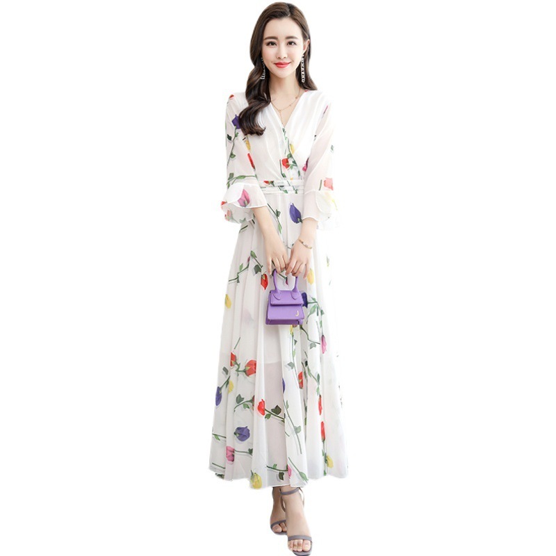 Abito floreale in chiffon da donna Lexie |