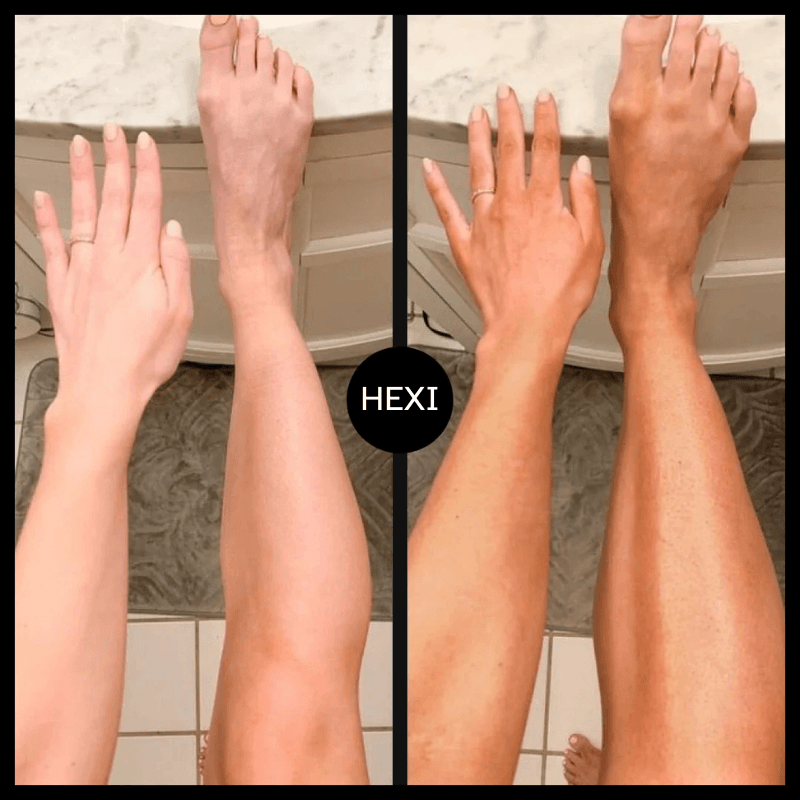 Hexi-beforeandafter (2) Hexi Tanning Drops