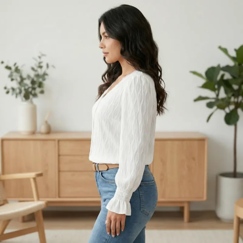 Veronica | Top con cuello en V