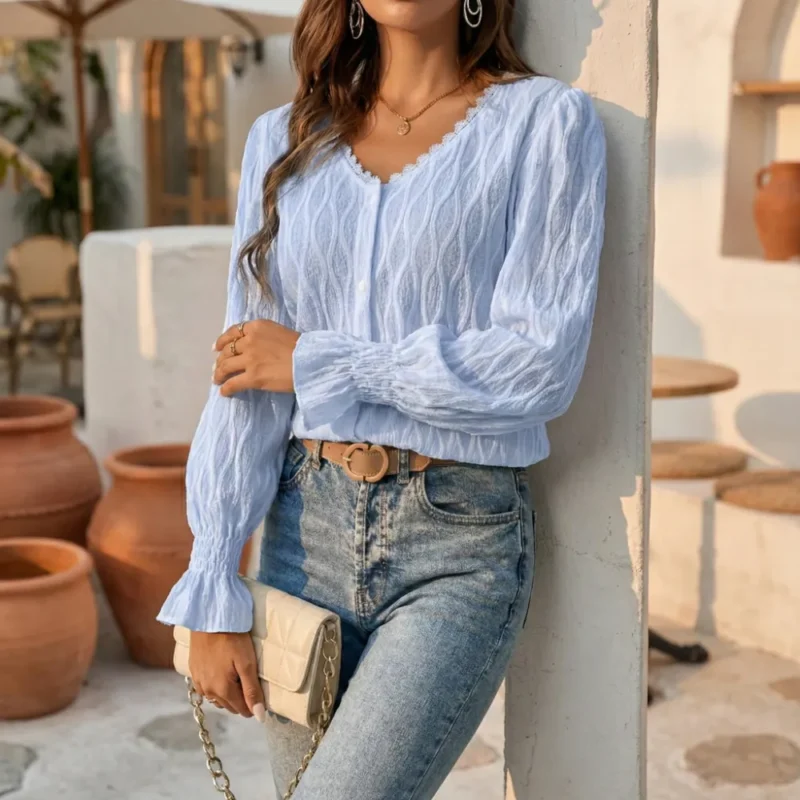 Veronica | Top con cuello en V