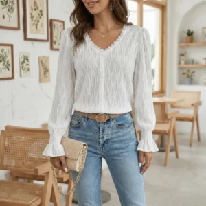 Veronica | Oberteil mit V-Ausschnitt