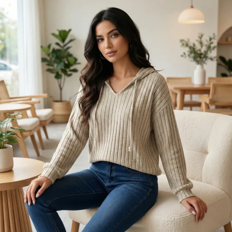 Maggie | Einfaches Baumwolltop mit Ärmeln