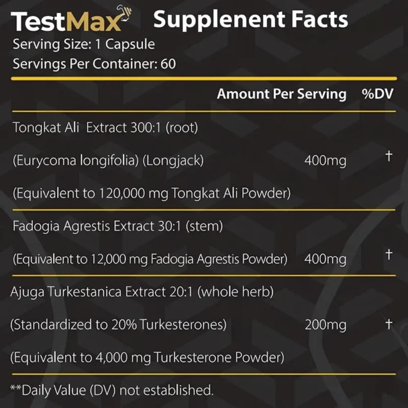 TESTMAX Booster de testostérone